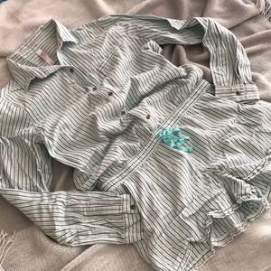 CUTE Button Up Sleep Romper